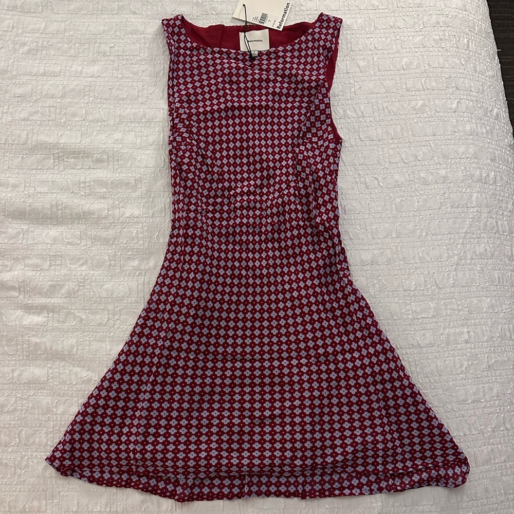 NWT Reformation Dale Mini Dress
